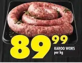 Shoprite KAROO WORS offer