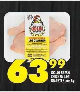 Shoprite GOLDI FRESH CHICKEN LEG QUARTER offer