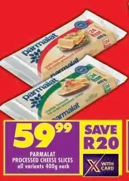 Shoprite Parmalat Processed Cheese Slices offer