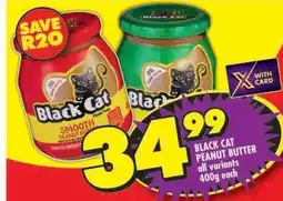 Shoprite BLACK CAT PEANUT BUTTER offer