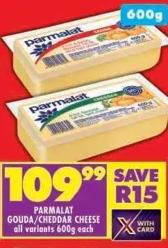 Shoprite PARMALAT GOUDA/CHEDDAR CHEESE offer