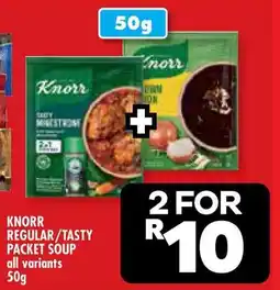 Usave Knorr regular/tasty packet soup all variants offer