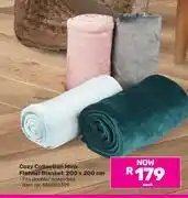 Game Cozy Collection Mink Flannel Blanket 200 x 200cm-Each offer