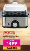 Game Goldair 8 Egg Stainless Steel Electric Boiler GEB-800 offer