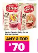 Game Nestle Cerelac Baby Cereal Assorted-For Any 2 x 200g offer