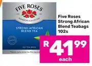 Game Five Roses Strong African Blend Teabags-102s Each offer
