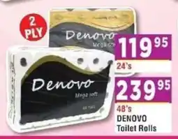 DB Cash And Carry DENOVO Toilet Rolls offer