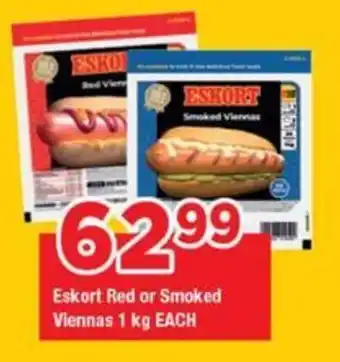 OK Foods Eskort Red or Smoked Viennas offer