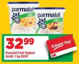 OK Foods Parmalat Fruit Yoghurt Asstd. offer
