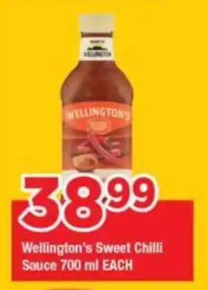 OK Foods Wellington's Sweet Chilli Sauce offer