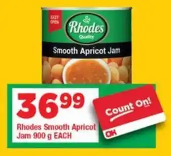 OK Foods Rhodes Smooth Apricot Jam offer