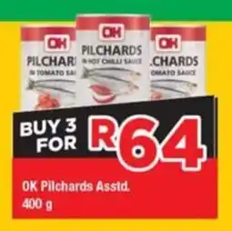 OK Foods OK Pilchards Asstd. offer