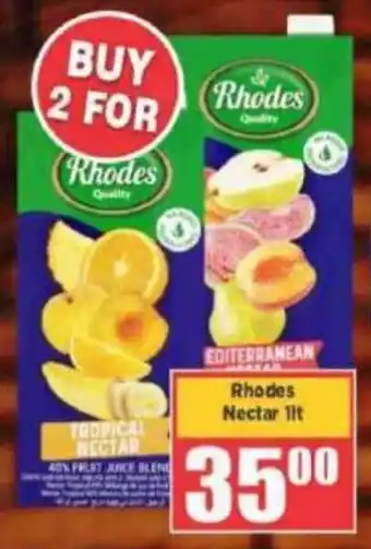 Big Save Rhodes Nectar offer