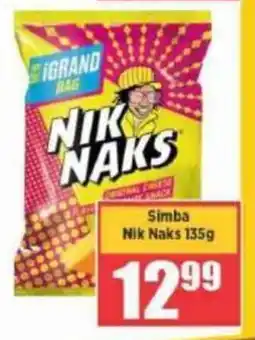 Big Save Simba Nik Naks offer