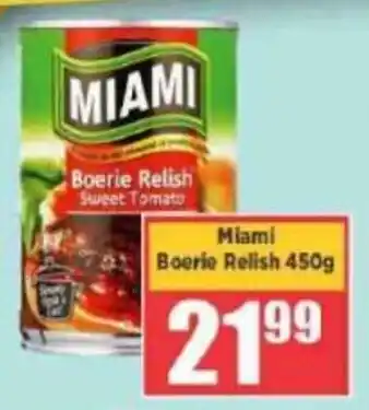 Big Save Miami Boerie Relish offer