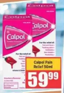 Big Save Calpol Pain Relief offer