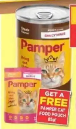 Big Save Pamper Cat Food offer