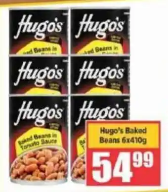 Big Save Hugo's Baked Beans offer