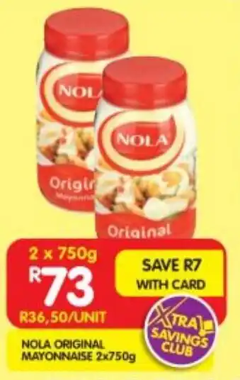 Shoprite Nola original mayonnaise offer
