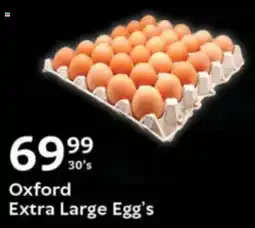Oxford Freshmarket Oxford Extra Large Egg's offer