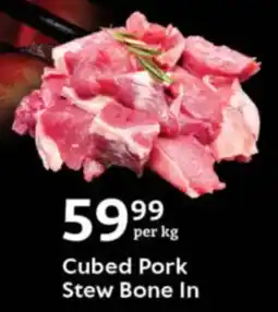 Cubed Pork Stew Bone In