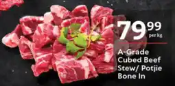 A-Grade Cubed Beef Stew/ Potjie Bone In