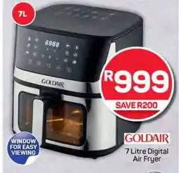 Pick n Pay Goldair 7 Litre Digital Air Fryer offer