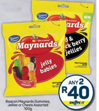 Pick n Pay Beacon Maynards Gummies, Jellies or Chews Assorted offer