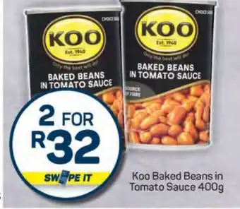 Pick n Pay Koo Baked Beans in Tomato Sauce 400g offer