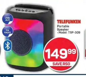 Pick n Pay TELEFUNKEN Portable Speaker offer
