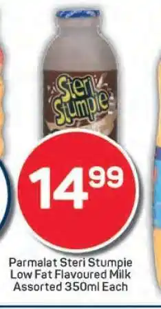 Pick n Pay Parmalat Steri Stumpie Low Fat Flavoured Milk offer