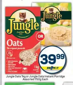 Pick n Pay Jungle Oats or Jungle Oats Instant Porridge offer