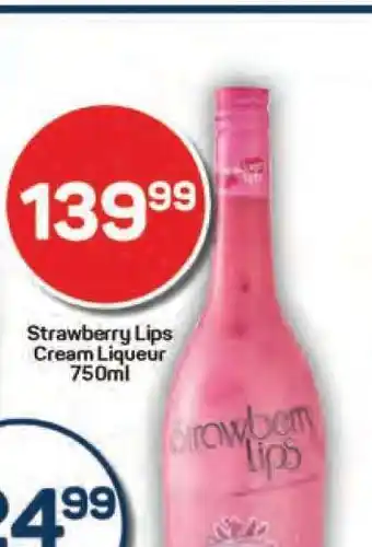Pick n Pay Strawberry Lips Cream Liqueur 750ml offer