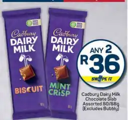Pick n Pay Cadbury Dairy Milk Chocolate Slab Assorted offer
