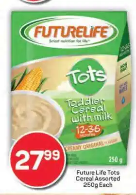 Pick n Pay Future Life Tots Cereal Assorted 250g Each offer