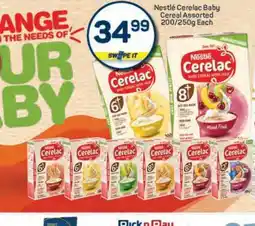 Pick n Pay Nestlé Cerelac Baby Cereal Assorted offer