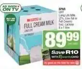 Spar SPAR UHT Long Life Milk offer