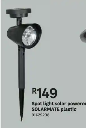Leroy Merlin Spot light solar powered solarmate plastic offer