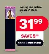 PEP Darling One Million Braids #1 Black-1's offer