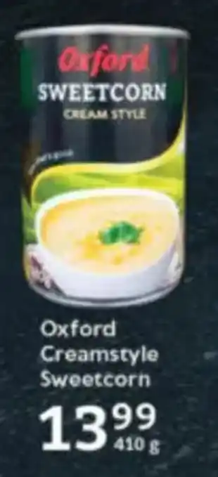 Oxford Freshmarket Oxford Creamstyle Sweetcorn offer