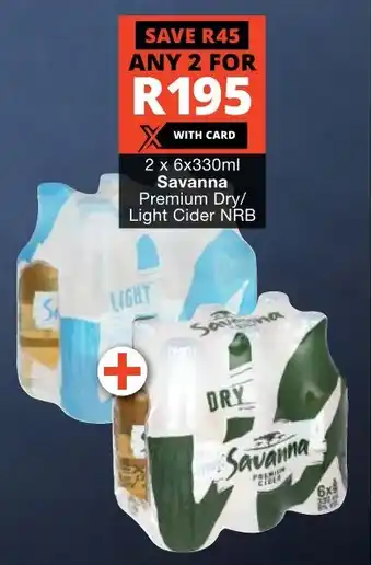 Liquor Shop Savanna Premium Dry/ Light Cider NRB offer