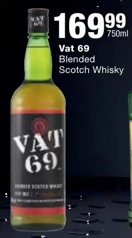 Liquor Shop Vat 69 Blended Scotch Whisky offer