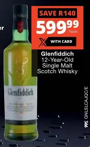 Liquor Shop Glenfiddich 12-Year-Old Single Malt Scotch Whisky offer