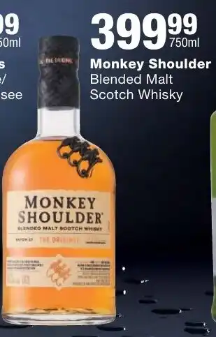 Liquor Shop Monkey Shoulder Blended Malt Scotch Whisky offer