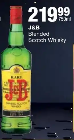 Liquor Shop J&B Blended Scotch Whisky offer