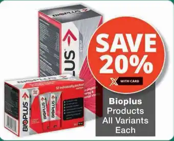 Checkers Bioplus Products All Variants offer