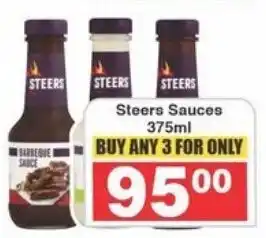 Frontline Steers Sauces offer