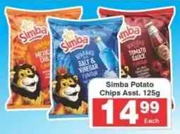 Frontline Simba Potato Chips Asst. offer