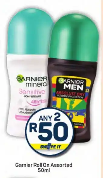 Pick n Pay Garnier Roll On Assorted offer