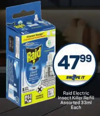 Pick n Pay Raid Electric Insect Killer Refill Assorted offer